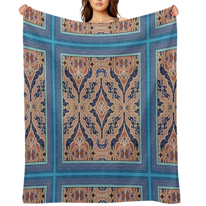 Arab Tapestry Throw Blanket