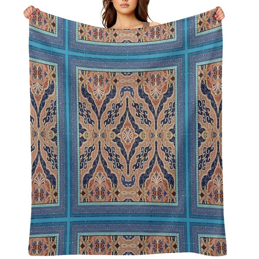 Arab Tapestry Throw Blanket