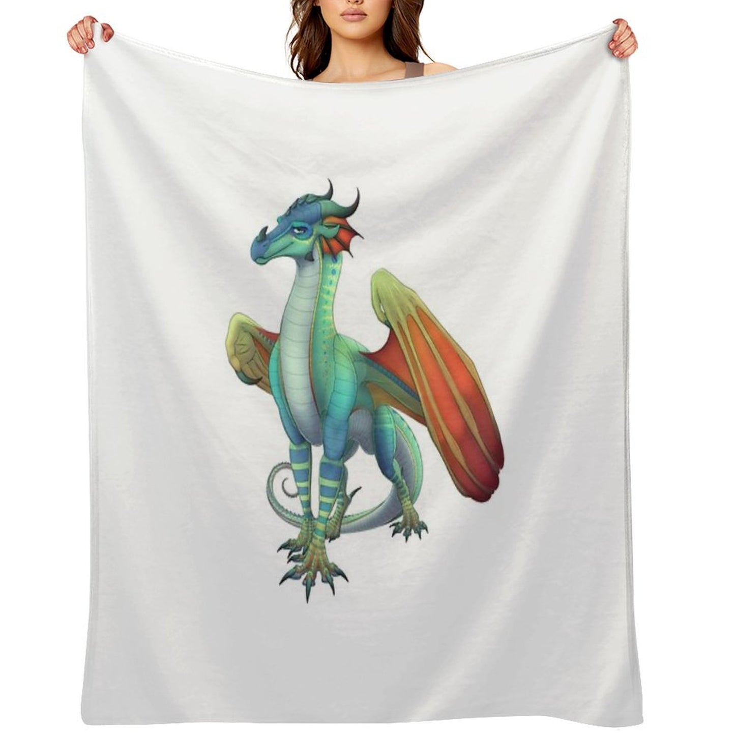 Glory The RainWing Throw Blanket