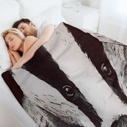 Badger Throw Blanket