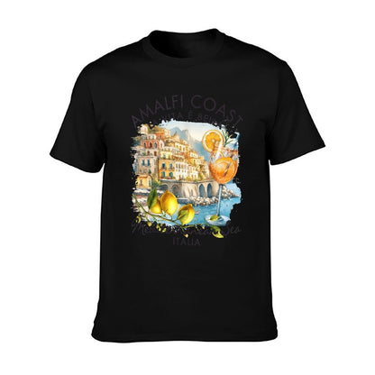 Amalfi Coast Italy Travel Trip Vacation Mediterranean Sea T-Shirt