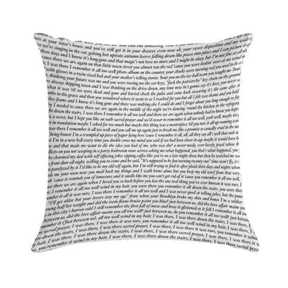All Too Well 10 Minute Version Lyrics Soft Fade-Resistant Throw Pillow
