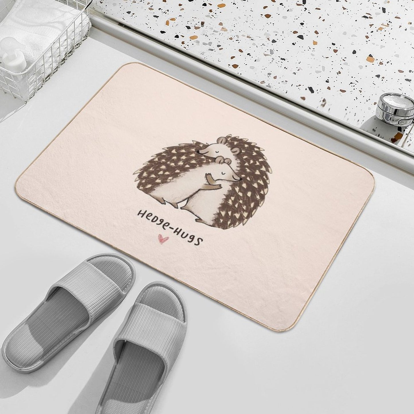 Hedge-hugs Bath Mat