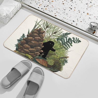 Tiny Sasquatch Bath Mat