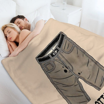 Calico Cut Pants ITYSL Throw Blanket