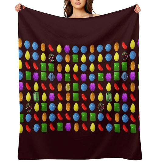 New Candy Crush Saga Throw Blanket