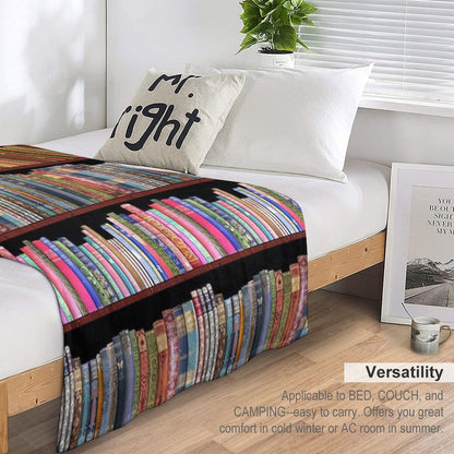 Jane Austen Antique Books, British Antique Books Throw Blanket