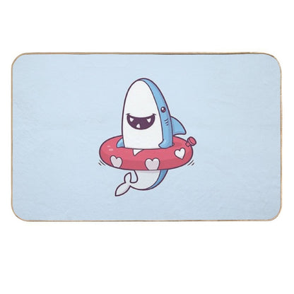 Shark Summer Fun  High-Traffic Bath Mat
