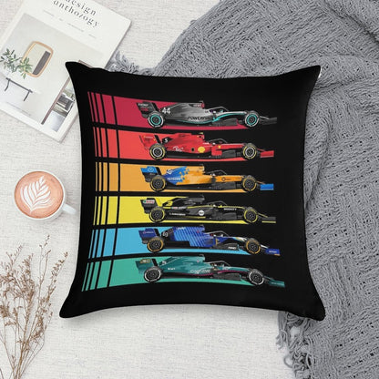 Formula Racing Cars 2023 Soft Shrink-Resistant Throw Pillow