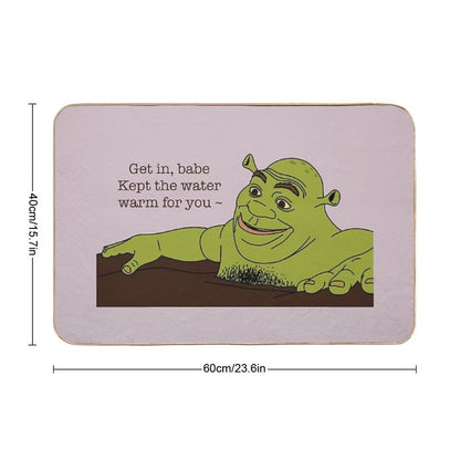 Shrek’s ❤️Hot❤️ Tub Bath Mat