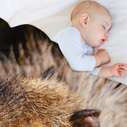 Capybara Profile Throw Blanket