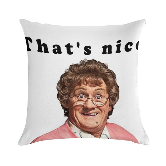 That's  Nice Soft Durable Construction Throw Pillow