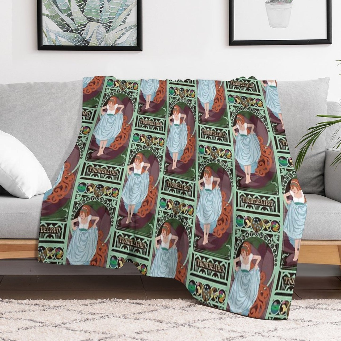 Thumbelina Nouveau - Thumbelina Throw Blanket