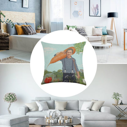 Monty Don Linen Throw Pillow Cover