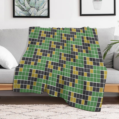 Wordle Grid Throw Blanket