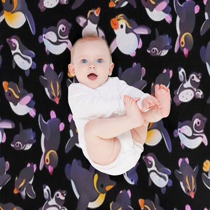 Penguin Day - Namedark Throw Blanket