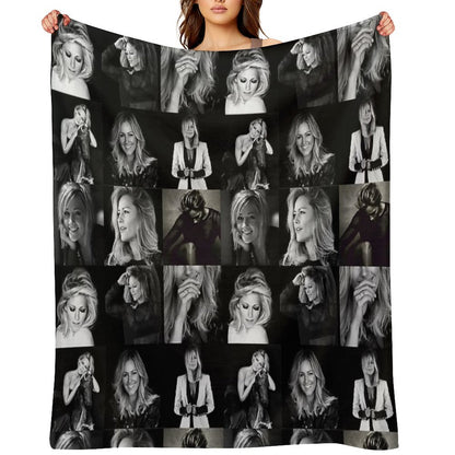 Helene Fischer Collage Throw Blanket