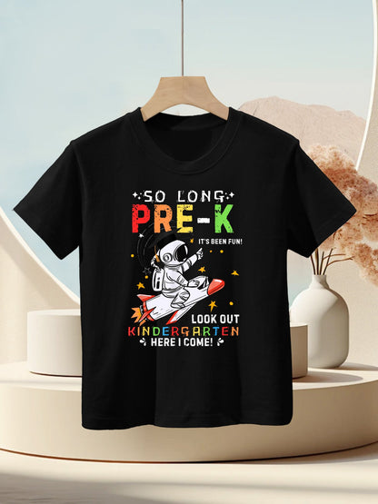 Pre-k Graduate Pre K Graduation Rocket Astronaut Kid Boys Kids T-Shirt