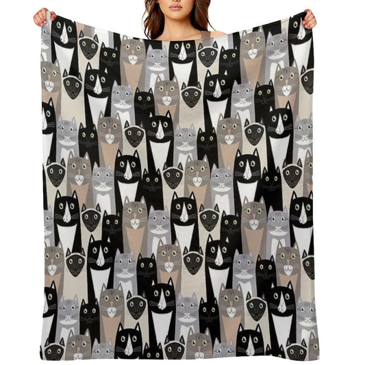 Cats #1 Throw Blanket