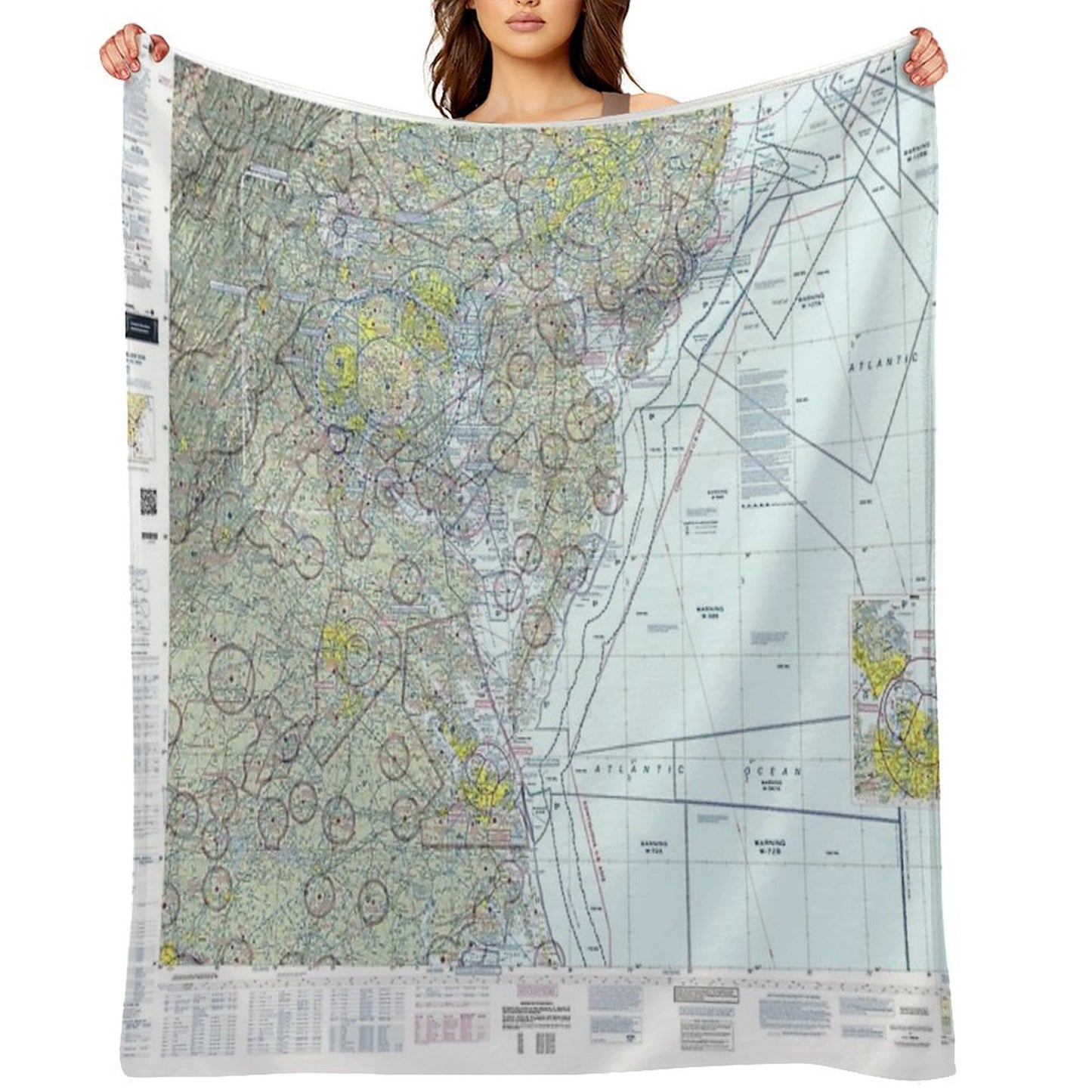 Wash DC Sectional Throw Blanket