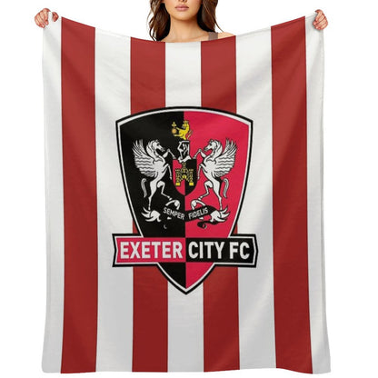 Exeter City FC Throw Blanket