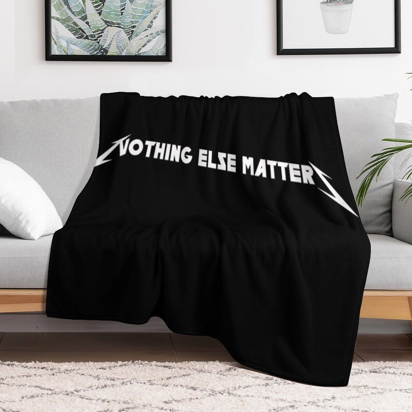 Nothing Else Matters Throw Blanket