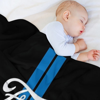 Retro Ford Stripes Throw Blanket