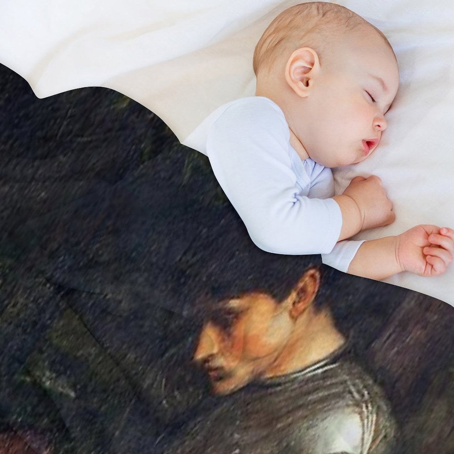 Lamia And The Soldier - John William Waterhouse Throw Blanket