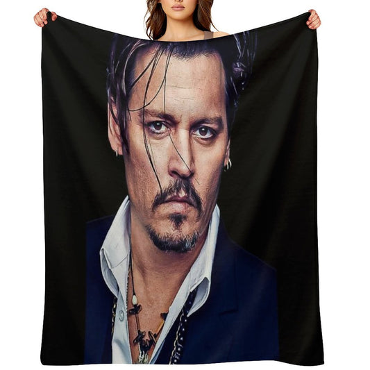 Johnny Depp PRO 8K Throw Blanket