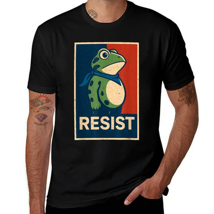 Portland Frog Protest for Men And Women  High-quality Stitching T-Shirt