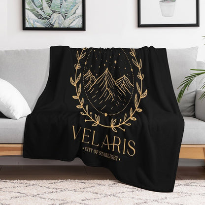 Acotar Velaris City Of Starlight The Night Court Throw Blanket