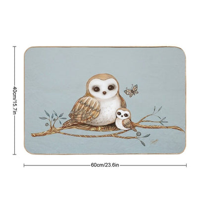 Baby Barn Owl Bath Mat