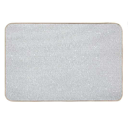 Entire Shrek Script Bath Mat