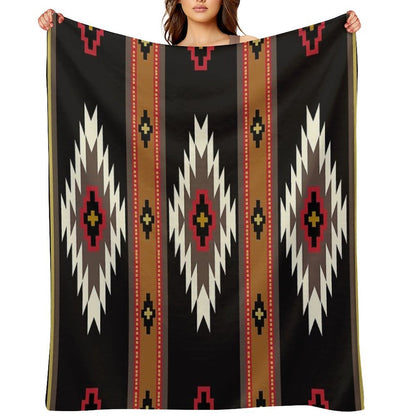 Navajo Blanket Design 7 Throw Blanket