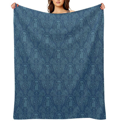 Doctor's Damask Throw Blanket