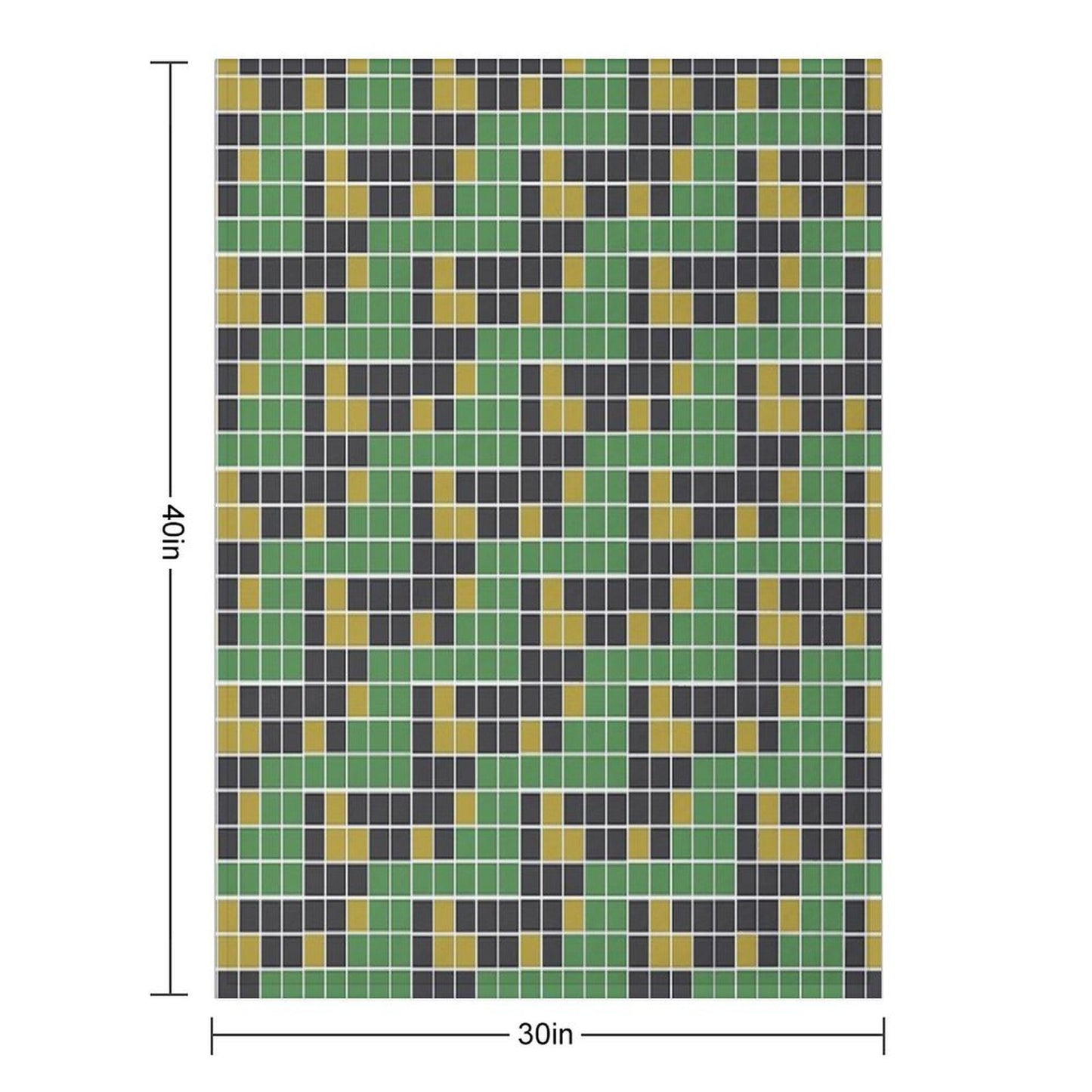 Wordle Grid Throw Blanket