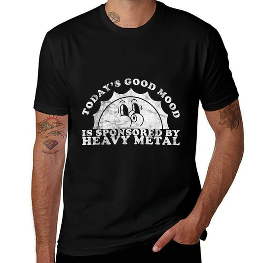 Funny Cute Vintage Retro Heavy Metal Or Heavy Metal  Breathable T-Shirt