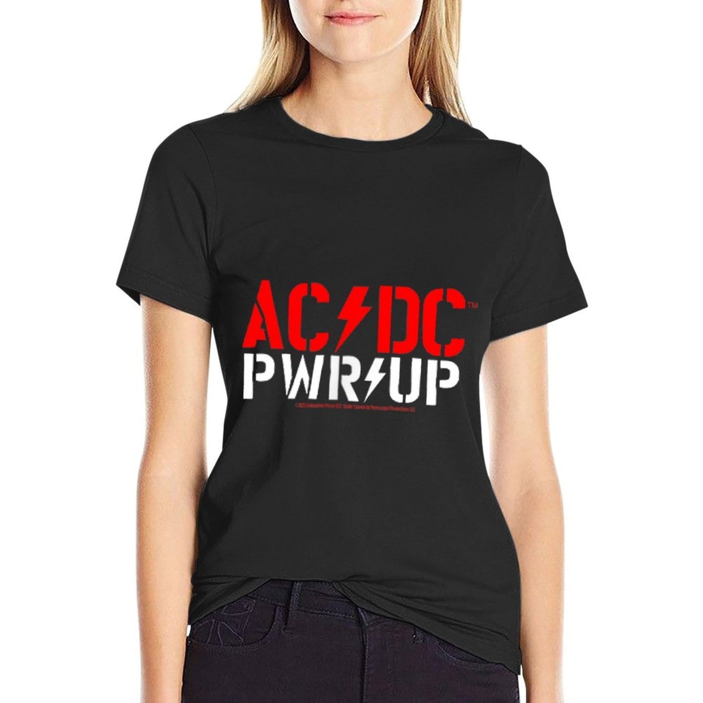 ACDC PWR UP North America Tour Date Back 2025  Durable T-Shirt