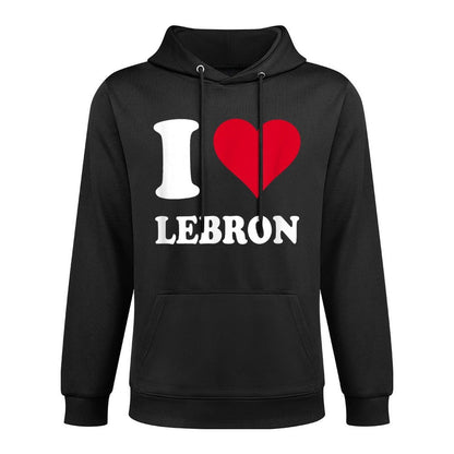 Red Heart I Love Lebron Durable Construction Hoodie