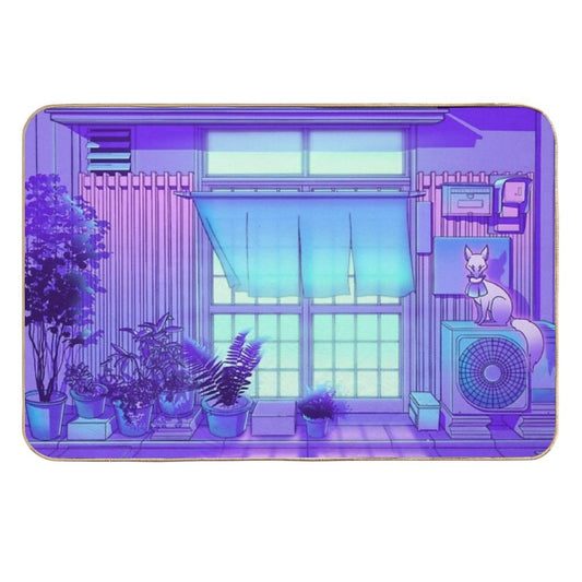 Inari Night  Non-Slip Bath Mat