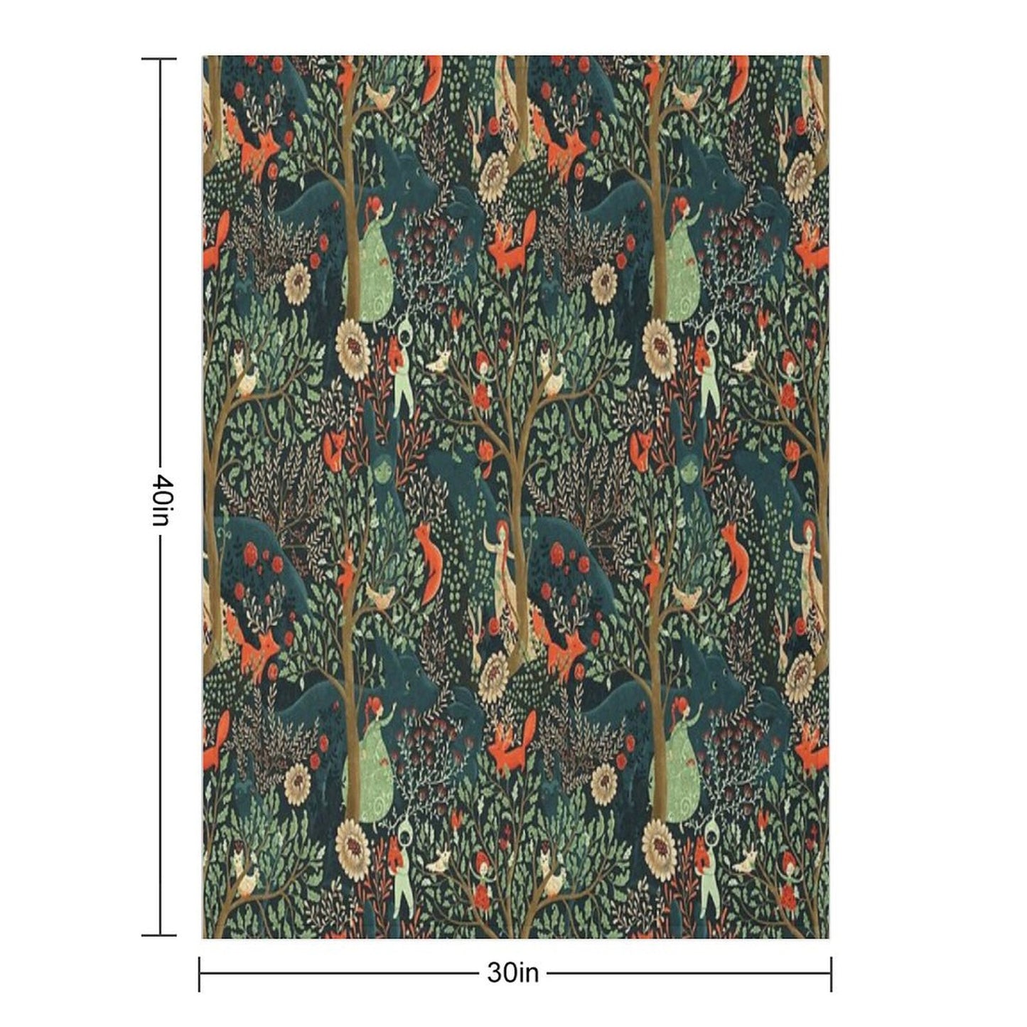 Whimsical Wonderland Throw Blanket