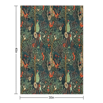 Whimsical Wonderland Throw Blanket