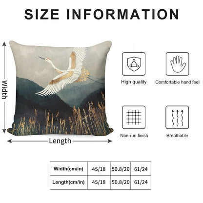 Elegant Flight Soft Warmth Comfort Throw Pillow