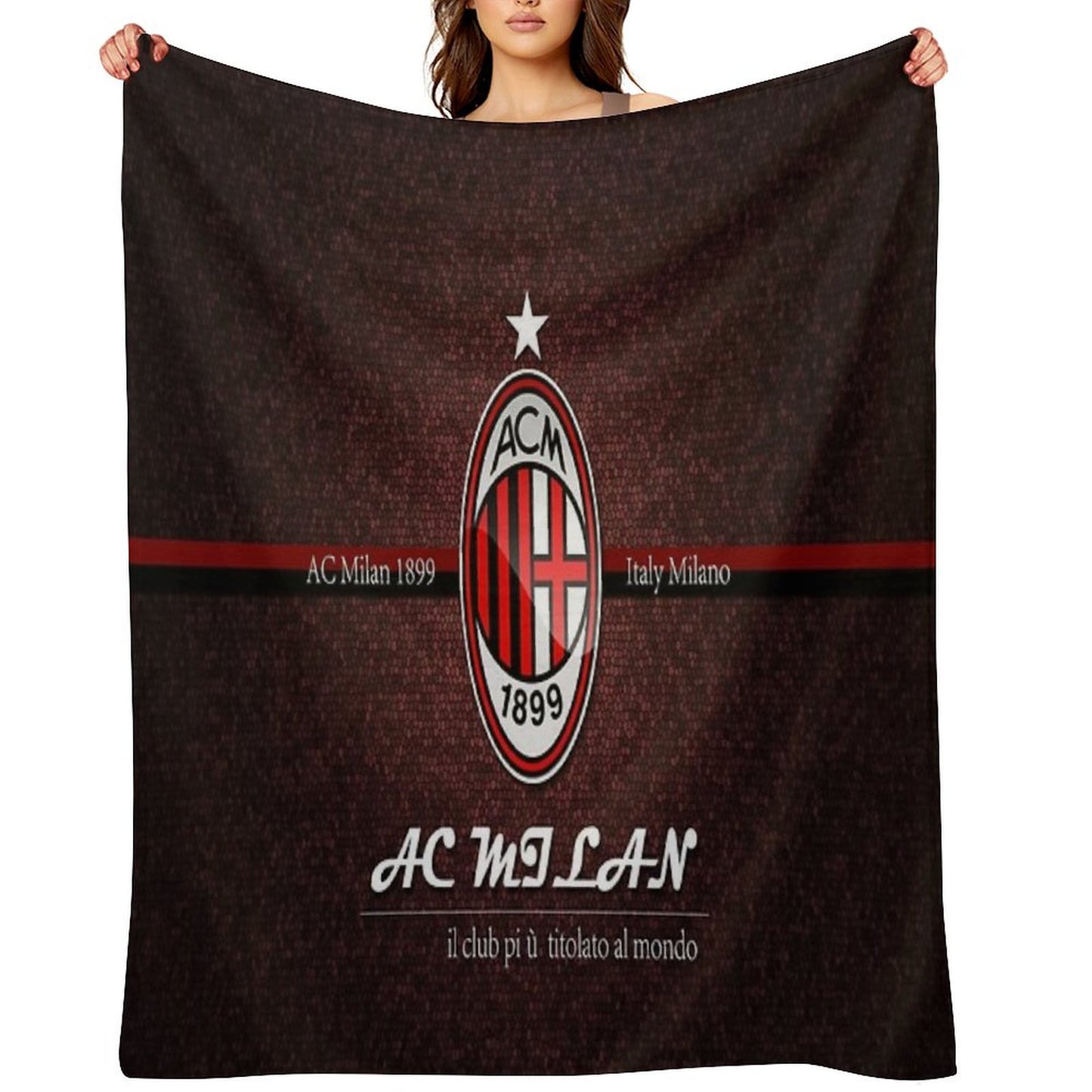 CLASSIC AC MILAN Throw Blanket