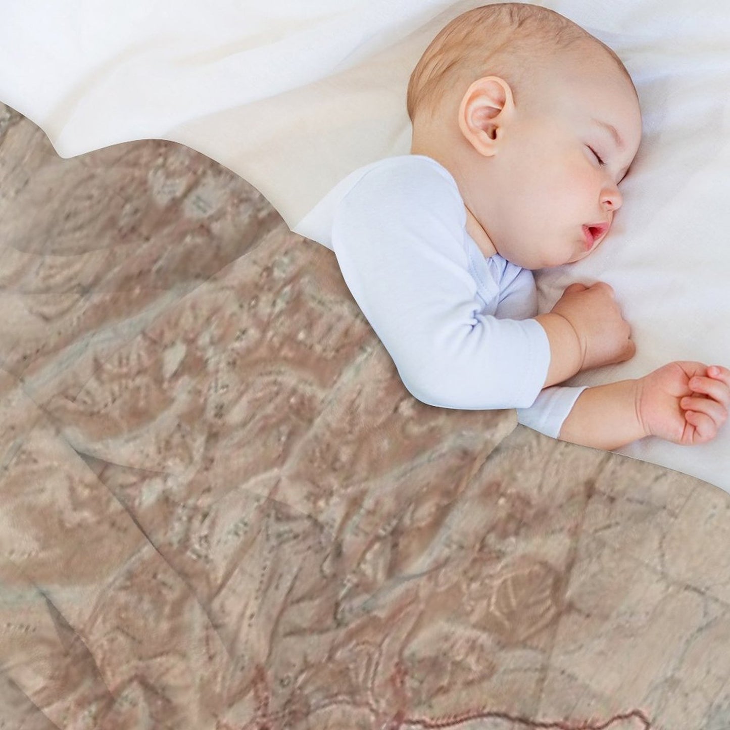 Old Glacier National Park Map (1914) Vintage Montana Natural Reserve Atlas Throw Blanket