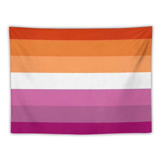 New Lesbian Flag Expanded Tapestry