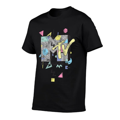 MTV Retro Shape Design Logo Graphic  Odor-resistant T-Shirt