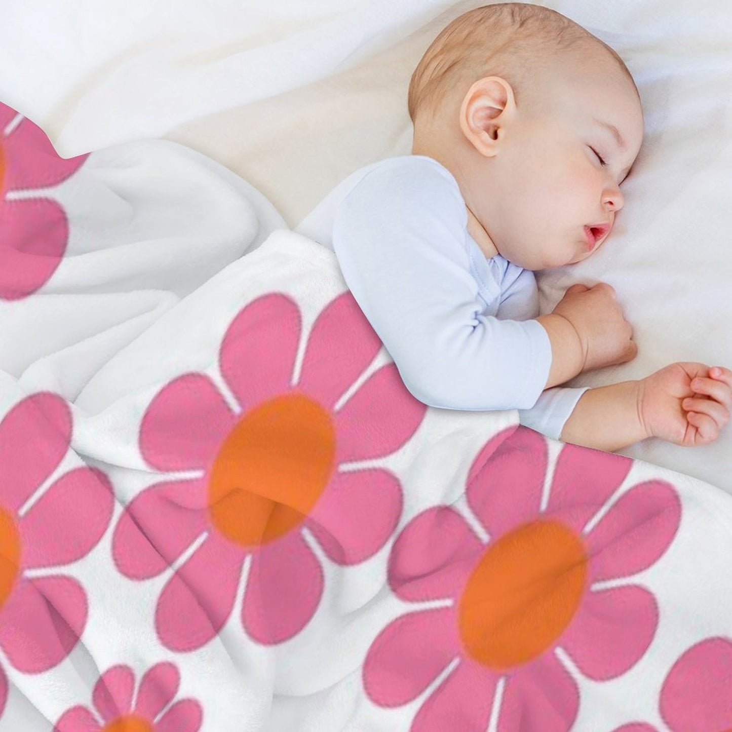 Koryn's Custom Flower Pattern 1 Throw Blanket