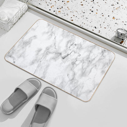 Carrara Marble Bath Mat