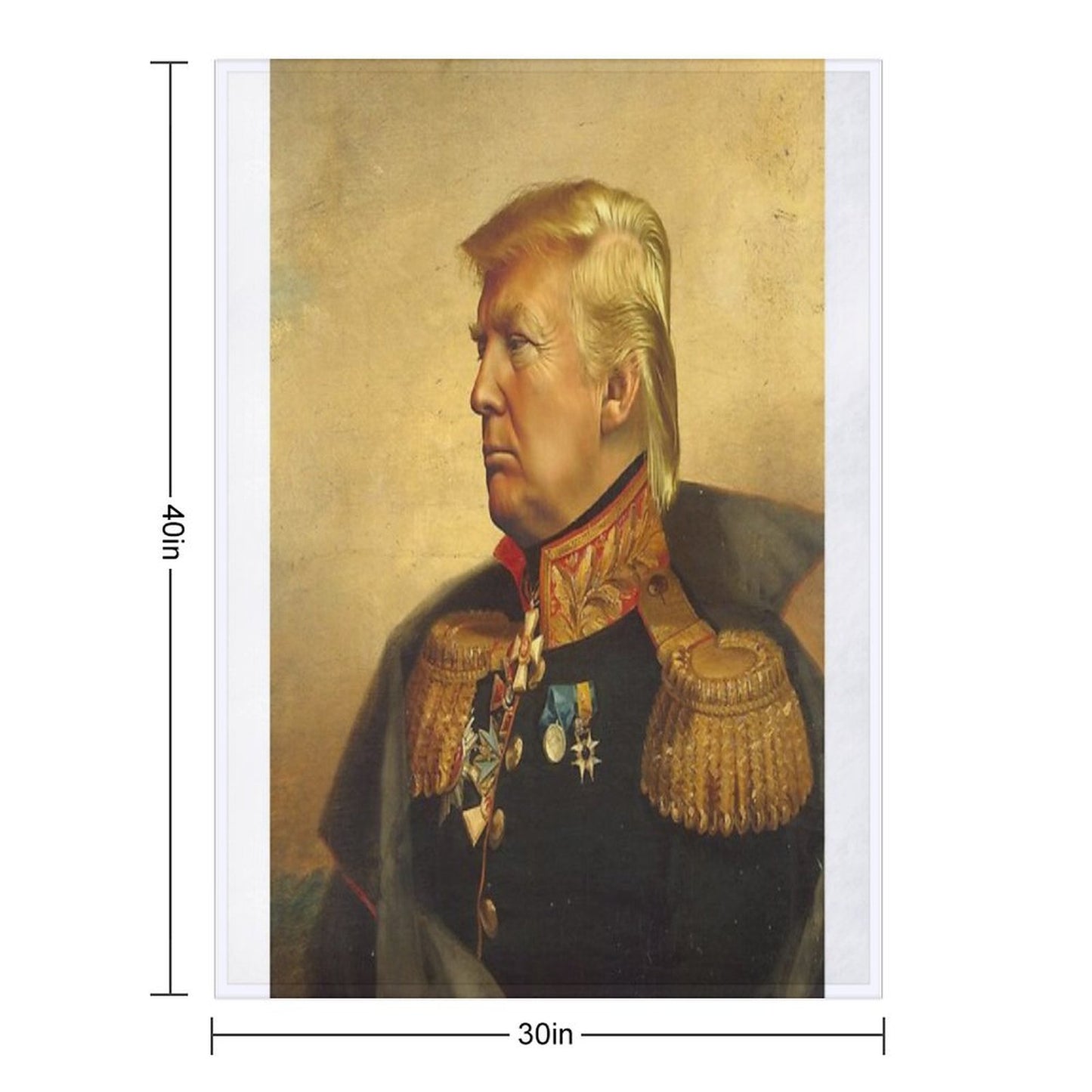 Donald Trump - Replaceface Throw Blanket